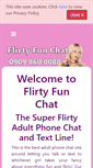 Mobile Screenshot of flirtyfunchat.com